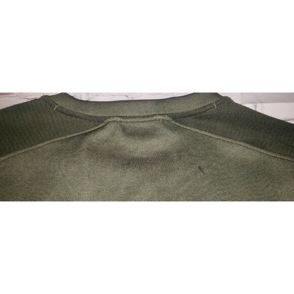 Mens Fleece Sweater Small Green Moisture Wicking Tech Activewear All in Motion - Picture 6 of 6